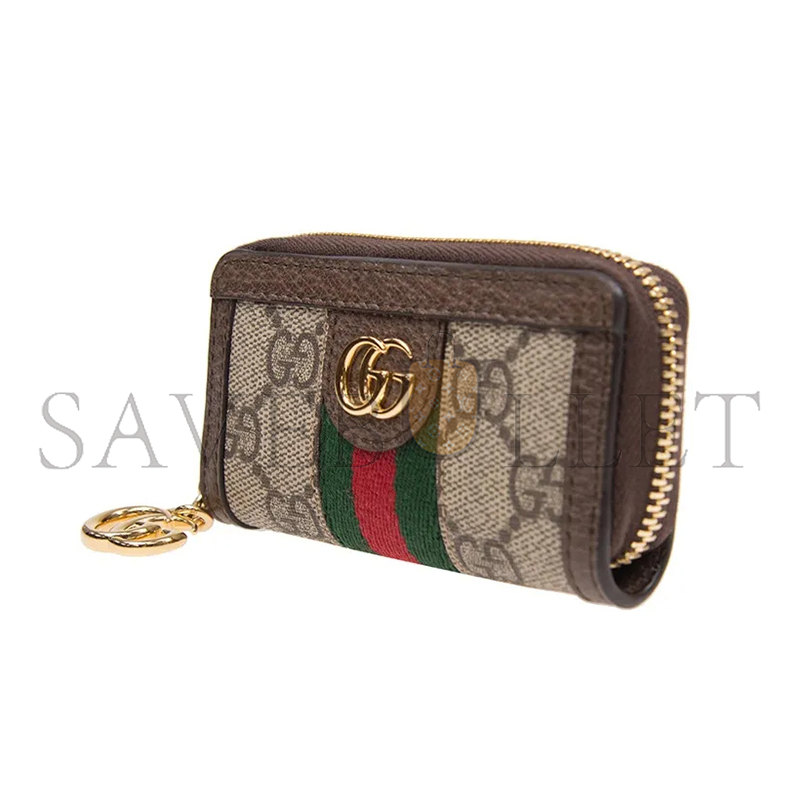 GUCCI OPHIDIA WALLET 523157 (10.5*6.5*2.5cm)